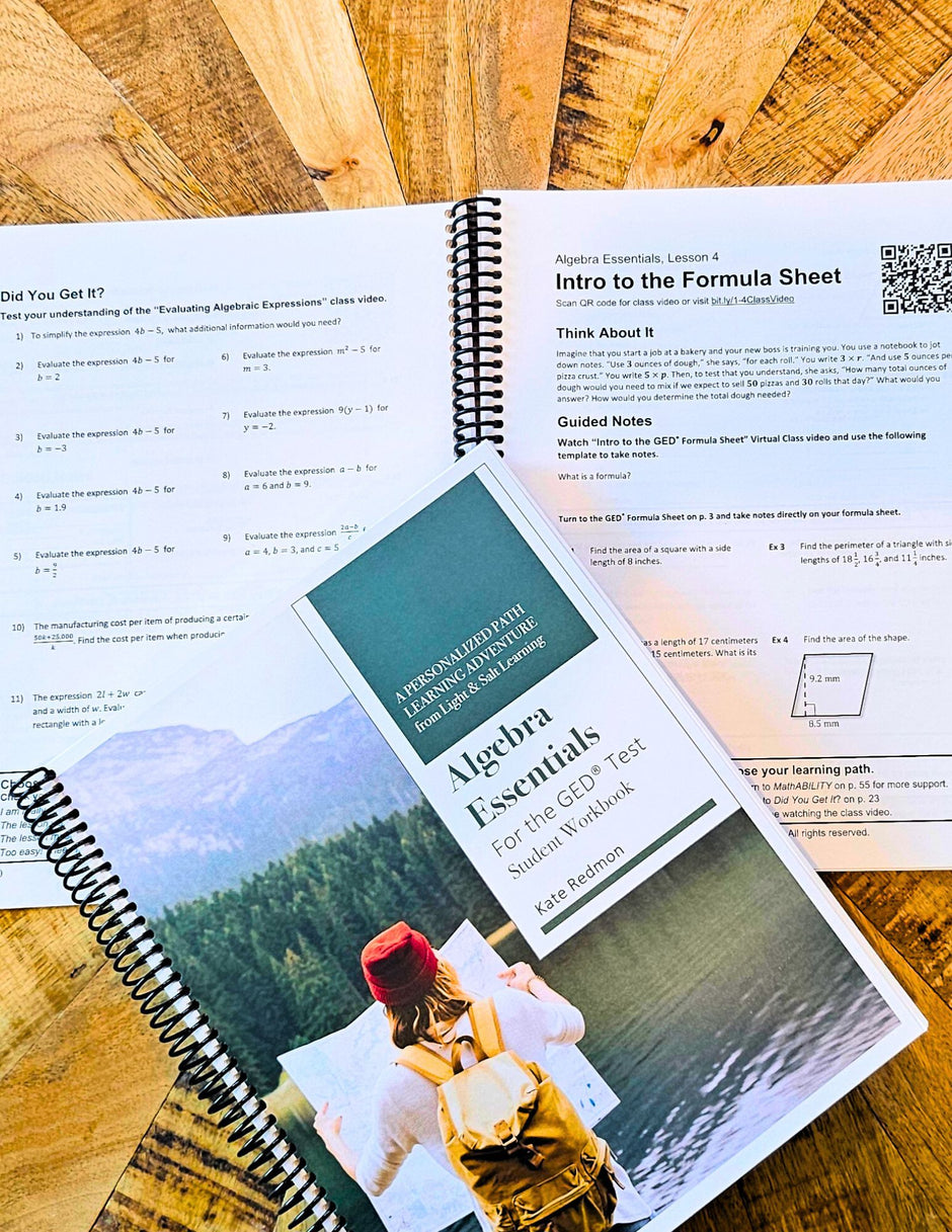 Ged math crash course light salt learning